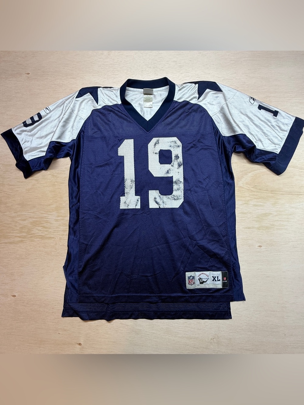 Reebok Dallas Cowboys Miles Austin 19 Vintage Collection Throwback Jersey Men XL